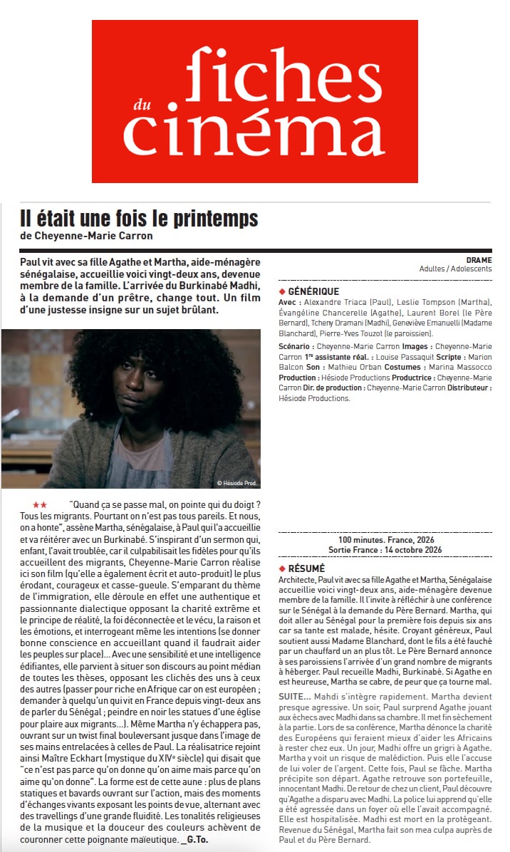 LES FICHES DU CINEMA